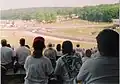 Fans looking east at Turn Five during the 1995 June Sprints