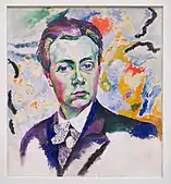 Robert Delaunay, 1905–06, Autoportrait, oil on canvas, 54 x 46&nbsp;cm, Musée National d'Art Moderne, Paris
