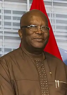 &nbsp;Burkina FasoRoch Marc Christian Kaboré, President