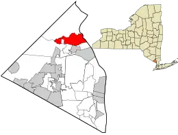 Location in Rockland County and the state of New York.