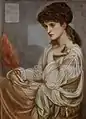Maria Theresa Zambaco, Dante Gabriel Rossetti, 1870, Pastel on paper, 100 x 72&nbsp;cm, Clemens Sels Museum Neuss&nbsp;[de]