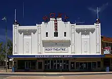 Roxy Community Theatre, Leeton. Built 1929-30; architects, Kaberry & Chard.