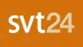 SVT24's fifth and previous logo on a brown rectangle was used until 4 March 2012.
