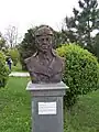 Bust of Sabiha Gökçen at the Istanbul Aviation Museum