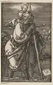St. Christopher, 1521, 11.6&nbsp;×&nbsp;7.4&nbsp;cm (Metropolitan Museum of Art)