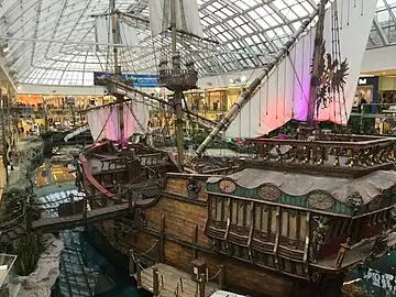 A replica of the Santa María at West&nbsp;Edmonton Mall