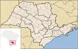 Location in São Paulo state