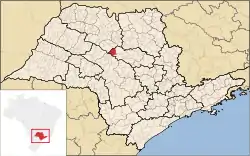 Location in São Paulo state