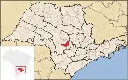 Location in São Paulo state