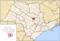 Location in São Paulo state
