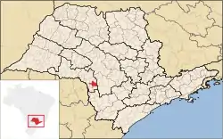 Location in São Paulo state