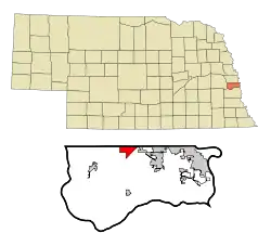 Location of Chalco, Nebraska