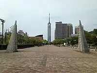 Seen from Sazae-san Street