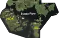 Aerial photograph of Scapa Flow
