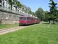 A VT&nbsp;98 on the harbour railway in Frankfurt