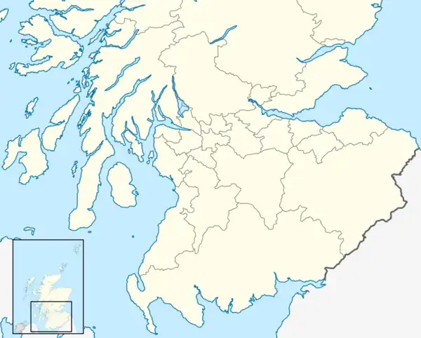 2016–17 Scottish Championship is located in Scotland South