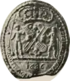 1686 city seal with imperial crown