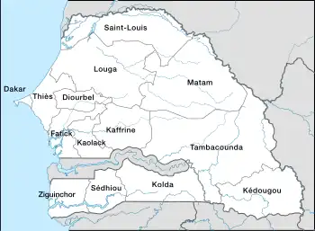 Regions of Senegal