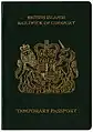 Series C temporary passport issued in Guernsey