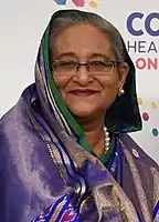 &nbsp;People's Republic of BangladeshSheikh HasinaPrime Minister of Bangladesh