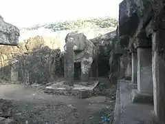 Shivleni Caves in Ambajogai, Beed district