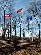 Battle of Nashville memorial atop Shy's Hill