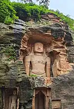 The 58.4 feet (17.8 m) colossal at Gopachal Hill