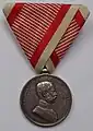 Silver Medal for Bravery 2nd Class, Franz Joseph I of Austria