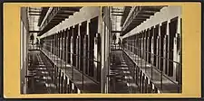 Stereoscopic view of Sing Sing Prison, interior