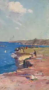 Arthur Streeton, Blue Pacific, 1890