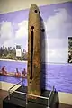 Slit gong, from Vanuatu, held at National Museum of Scotland