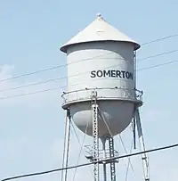 Somerton's 50,000-Gallon Water Tank - 1920