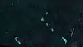 Landsat 7 image of South Luconia Shoalsnot showing Herald Reef 5 km southwest of Luconia Breakers