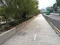 Southwest Dedicated Bicycle Highway, viewed from north.