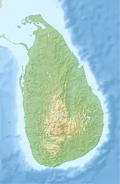 Eastern University massacre is located in Sri Lanka