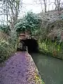 West portal of the 23-yard (21&nbsp;m) Dunsley Tunnel, between Stourton and Kinver.
