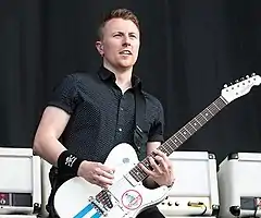 Performing with Status Quo at Wacken Open Air festival, 2017
