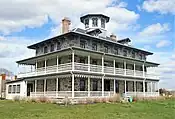The Stone House Inn was built in 1854 as a home for industrialist David Sisson.  At the time of completion, it was the biggest residence in the area.