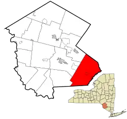 Location of Mamakating in Sullivan County, New York