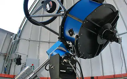 The 60&nbsp;cm telescope is operated from Liège, Belgium, 12000&nbsp;km away.