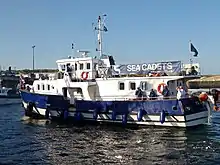 TS John Jerwood in Alderney on 15 August 2016.