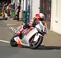 2012 Isle of Man TT&nbsp; TT Zero - Michael Rutter on MotoCzysz during practice for the 2012 TT Zero race.