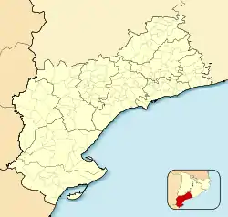 Alcanar is located in Province of Tarragona