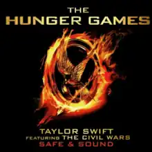 Cover artwork of "Safe & Sound" showing a mockingbird graphic