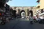 Roadside vendors at Teen Darwaza
