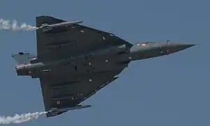 Tejas uses armaments such as OFT's 23&nbsp;mm GSh-23 Cannon and bombs