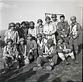 Soldiers of the Israel Paratroopers Brigade at Tel&nbsp;Nof&nbsp;Airbase in 1955
