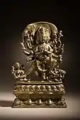 The Buddhist deity Chakrasamvara, 9th–10th century CE. LACMA.