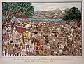 Langar at the camp of Bir Singh Naurangabad, Punjab, c. 1850.