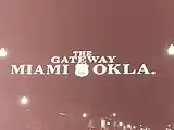 The Gateway Arch, Miami, Oklahoma at Night. Not to be confused with one in St. Louis.